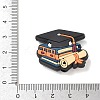 Graduation Theme Silicone Beads SL-CBAF318-B03-3
