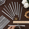 4Bag 4 Styles PET Plastic Lace Decorative Stickers AJEW-SP0002-77-3