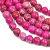 Natural Imperial Jasper Beads Strands G-I122-6mm-17-4