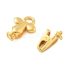 925 Sterling Silver Fold Over Clasps STER-S013-05G-2