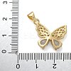 Brass Glass Pendants KK-M319-03G-03-3