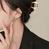 12Pcs 6 Style 303 Stainless Steel Hoop Earrings for Women EJEW-MP0001-01-8