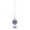 Evil Eye Alloy Lampwork Pendant Decorations LS-HJEW-M005-02F-AS-2