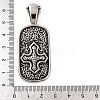 316 Surgical Stainless Steel Big Pendants STAS-Z073-56AS-01-3