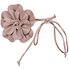 Flower PU Leather Wrap Waist Belts for Women AJEW-WH20816-058F-1