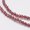 Natural Garnet Beads Strands LS-G-E351-03-3