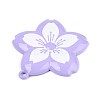 Spray Painted Alloy Big Pendants PALLOY-T092-81B-2