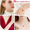 30Pcs 5 Styles Acrylic Pendants MACR-CJ0002-11-7