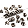 Brass Rhinestone Spacer Beads RB-A014-L5mm-01B-1