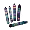 Natural Colorful Fluorite Pointed Prism Bar Home Display Decoration G-PW0007-098C-4