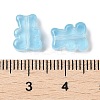 Transparent Spray Paint Glass Beads GLAA-Z011-08H-3