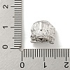 Brass Micro Pave Clear Cubic Zirconia Beads KK-G493-08P-3