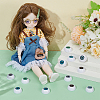12Pcs 6 Colors Plastic Safety Craft Eye DIY-PH0031-36-2