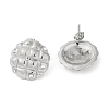 304 Stainless Steel Cubic Zirconia Stud Earrings for Women EJEW-U003-22P-1