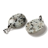 Natural Sesame Jasper Pendants G-Z055-03P-07-2