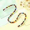 Natural Agate Beads Strands G-YW0001-33B-5