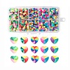 300Pcs 5 Styles Handmade Polymer Clay Beads CLAY-LS0001-04-1