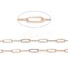Ion Plating(IP) 304 Stainless Steel Paperclip Chains CHS-O010-03RG-4