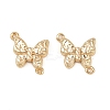 Brass Links Connector Charms KK-K374-05G-1