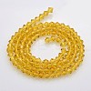 Bicone Glass Beads Strands EGLA-P016-4mm-07-2