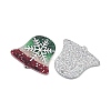 Christmas Themes Opaque Printed Acrylic Pendants OACR-B037-05-2