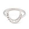 201 Stainless Steel Moon Phase Finger Ring for Women RJEW-A006-07P-1-1