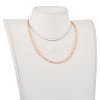 Natural Sunstone Beaded Necklaces NJEW-JN02990-02-4
