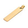 Ion Plating(IP) 304 Stainless Steel Pendants LS-STAS-D142-01B-G-1