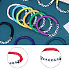 12Pcs 12 Colors Polymer Clay & Acrylic Beads Stretch Bracelet Sets BJEW-GF0001-34-6