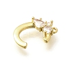 Brass Micro Pave Cubic Zirconia Pendants KK-M310-01G-03-2