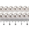 Baking Paint Pearlized Glass Pearl Round Bead Strands PEAR-H019-02C-04-5