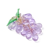 Transparent Glass Pendants PALLOY-JF04758-02-3