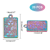 20Pcs 2 Style Rack Plating Alloy Pendants FIND-DC0001-31-2