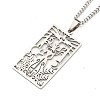 Non-Tarnish 304 Stainless Steel Pendant Necklaces NJEW-L118-02P-05-1