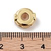 Valentine's Day Brass Micro Pave Clear Cubic Zirconia Beads LS-KK-K361-06G-4