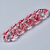 Transparent Spray Paint Acrylic Linking Rings TACR-Q276-001D-4