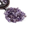 Natural Amethyst Chip Tree of Life Pendants Decoration G-F733-06C-5