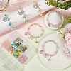 DIY Glass Flower Bracelets Making Kits DIY-SC0027-62-4