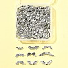 150Pcs 9 Styles Tibetan Style Alloy Beads FIND-FS0003-77-6