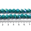 Opaque Glass Beads Strands EGLA-A035-P8mm-L12-4