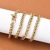 304 Stainless Steel Necklaces NJEW-E080-08G-4