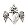 Tibetan Style Alloy Pendants PALLOY-M217-01A-AS-1