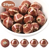 20Pcs Handmade Porcelain Beads PORC-YW0001-43D-1