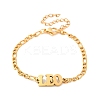 Constellation 202 Stainless Steel Figaro Chain Link Bracelets for Women Men LS-AJEW-U006-01I-1