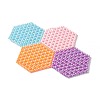 Plastic Beads Cup Mat AJEW-CM00002-1