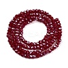 Electroplate Glass Beads Strands EGLA-A044-P1mm-A02-3