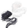 2Pcs 2 Colors Three Layer Organza Lace Trim Fabric DIY-PH0021-43-1