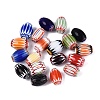 Handmade Millefiori Glass Barrel Beads LA-N002-02-1