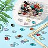 110Pcs 11 Colors Transparent Acrylic Beads MACR-FS0002-07-9
