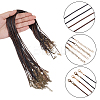 40Pcs 4 Colors Round Waxed Cord Necklace Making NJEW-AR0001-06-3